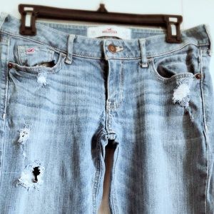 Hollister Distressed Skinny Jeans Size 5R